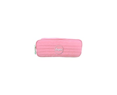 Dohe Serie Pastel Portatodo Doble - Cierre de Cremallera - Color Rosa Pastel