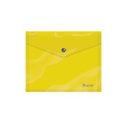Dohe Sobre Portadocumentos A5 - Cierre de Broche - Polipropileno Opaco 150 Micras - Color Amarillo