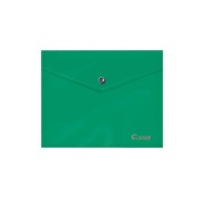 Dohe Sobre Portadocumentos A5 - Cierre de Broche - Polipropileno Opaco 150 Micras - Color Verde