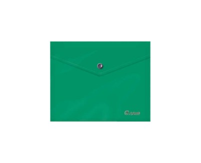 Dohe Sobre Portadocumentos A5 - Cierre de Broche - Polipropileno Opaco 150 Micras - Color Verde