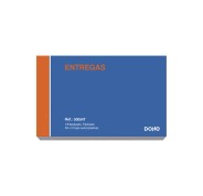 Dohe Talonarios Preimpresos a Dos Tintas en Papel Autocopiativo - 150 Hojas - Octavo Apaisado - Triplicado