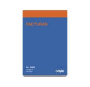 Dohe Talonarios Preimpresos a Dos Tintas I.G.I.C. - 100 Hojas - Cuarto Natural - Sencillo