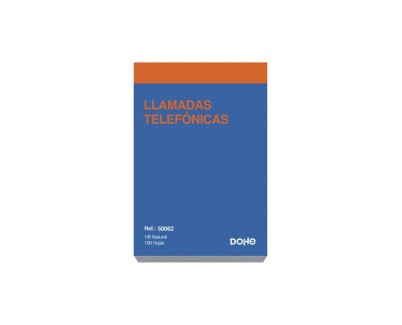 Dohe Talonarios Preimpresos a Dos Tintas - Octavo Natural - Sencillo