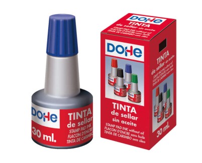 Dohe Tinta para Tampones y Sellos 30ml - Color Azul