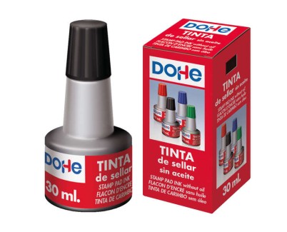 Dohe Tinta para Tampones y Sellos 30ml - Color Negro