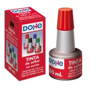 Dohe Tinta para Tampones y Sellos 30ml - Color Rojo