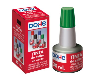 Dohe Tinta para Tampones y Sellos 30ml - Color Verde