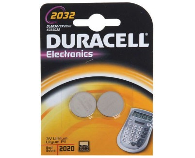 Duracell DL2032B2 Pila de Boton de Litio CR2032 3V (2 unidades)