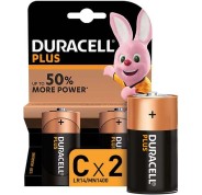 Duracell Pilas Alcalinas C Plus LR14 1.5V - 2 Unidades