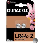 Duracell Pilas Alcalinas de Boton LR44 76A/A76/V13GA 1.5V - 2 Unidades