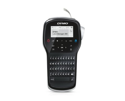 Dymo LabelManager 280 Impresora de Etiquetas Portatil - Pantalla LCD - 20 Maneras de Formatear el Texto - 200 Simbolos e Imagenes Predise&ntilde;adas