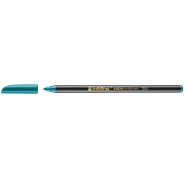 Edding 1200 Rotulador - Punta Redonda - Trazo 1mm - Tinta con Base de Agua - Color Verde Metalizado
