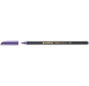 Edding 1200 Rotulador - Punta Redonda - Trazo 1mm - Tinta con Base de Agua - Color Violeta Metalizado