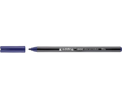 Edding 1300 Rotulador  - Punta Redonda - Trazo 2 mm. - Tinta con Base de Agua - Color Azul