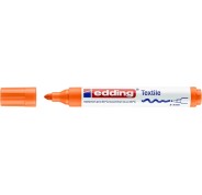 Edding 4500 Rotulador Permanente para Textil - Punta Redonda - Trazo entre 2 y 3mm - Olor Neutro - Secado Rapido - Color Naranja Edding 4500 Rotulador Permanente para Textil - Punta Redonda - Trazo entre 2 y 3mm - Olor Neutro - Secado Rapido - Color Naranja