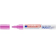 Edding 750 Rotulador Permanente - Punta Redonda - Trazo entre 2 y 4 mm. - Tinta Opaca - Secado Rapido - Color Rosa