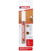 Edding 8900 Rotulador Permanente para Muebles - Punta Redonda 1.5-2mm - Resistente a la Luz - Secado Rapido - Color Nogal Claro