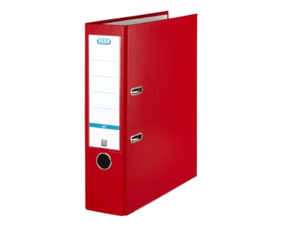 Elba Archivador Palanca Rado Top A4 - Resistente y Duradero - Capacidad para 80mm de Documentos - Tama&ntilde;o A4 - Color Rojo