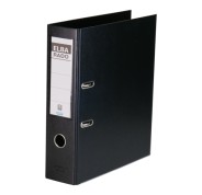 Elba Plast Archivador Tamaño A4 - Ancho 80mm - Con Palanca y Rado - Resistente y Duradero - Fabricado en PVC - Color Negro