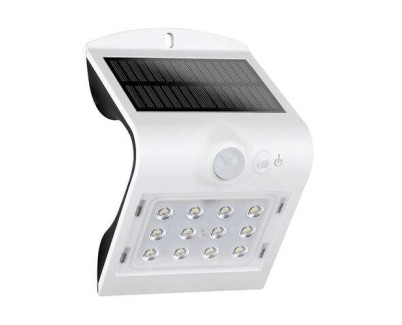 Elbat Aplique LED Solar - 1.5W - 220lm - Doble Iluminacion - Blanco