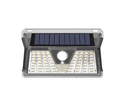 Elbat Aplique Led Solar - 260LM - Luz Fria 6500K - Sensor de Movimiento - Bateria 1200mAh