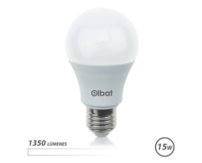 Elbat Bombilla LED A60 15W E27 1350lm - 4000K Luz Blanca
