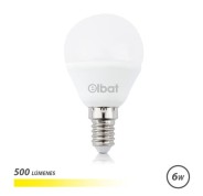 Elbat Bombilla LED G45 6W 500LM E14 Luz Calida - 3000K - Color Blanco