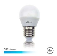 Elbat Bombilla LED G45 E27 6W 500 Lumenes - Luz Fria - Color Blanco