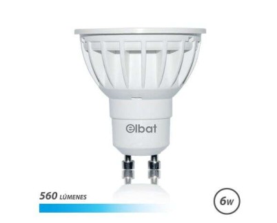 Elbat Bombilla LED GU10 6W 560lm - 6500K Luz Fria