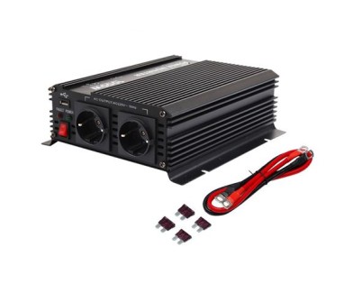 Elbat Convertidor de Corriente 1000W - Color Negro