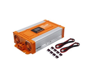 Elbat Convertidor de Corriente Onda Pura con Pantalla LCD 2000W - Color Varios