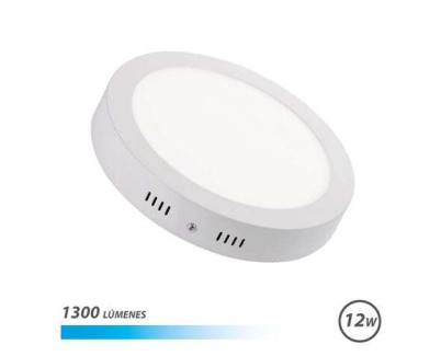 Elbat Downlight Circular Sobre Pared LED 12W 1300lm Luz Fria