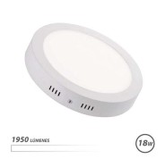 Elbat Downlight Circular Sobre Pared LED - 18W - 1950lm - Luz Blanca