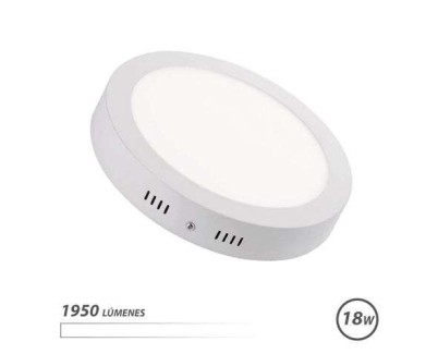 Elbat Downlight Circular Sobre Pared LED - 18W - 1950lm - Luz Blanca