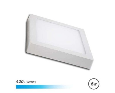 Elbat Downlight Cuadrado Sobre Pared LED 6W Luz Fria