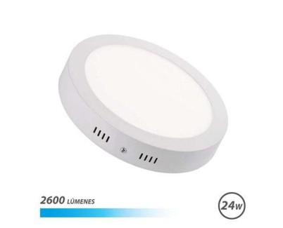 Elbat Downlight de Pared LED 24W 2600lm - Forma Circular 305mm - 6500K Luz Fria