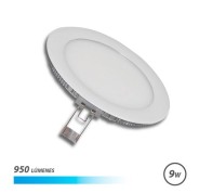 Elbat Downlight Empotrar Ultraplano LED 9W 950LM - Luz Fria - Diseño de Bajo Perfil - Facil Instalacion - Color Blanco