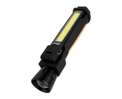Elbat Flashlight Linterna de Trabajo LED - Linterna 800LM - Luz de Trabajo 750Lm - Funcion Powerbank - Resistente a Golpes y Salpicaduras - Color Negro