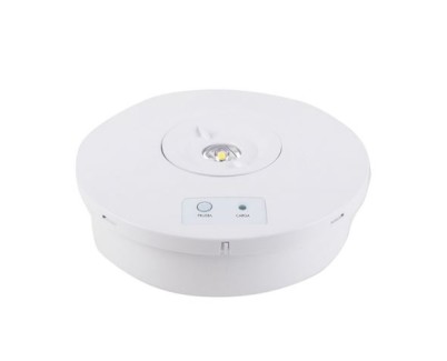 Elbat Luz de Emergencia Sobre Pared - 330 Lumens - 6000K - 2W - Luz Fria - 3 Horas de Autonomia - Bateria de Litio