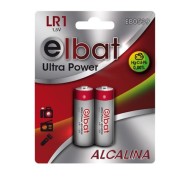 Elbat Pack 2 Pilas Alcalinas LR1 - Color Varios