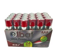 Elbat Pack 24 Pcs Pilas Alcalinas LR03/AAA - Color Varios