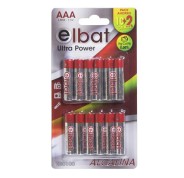 Elbat Pack de 12 Pilas Alcalinas LR03/AAA