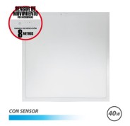 Elbat Panel LED 60x60 40W - 4600Lm - Luz Fria - con Sensor - Color Blanco