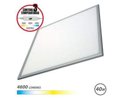 Elbat Panel LED 60x60 40W - 4600Lm - Selector 3 Temperaturas - Color Blanco
