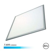 Elbat Panel LED 60x60 80W 7600LM - Luz Fria - Ahorro de Energia - Larga Vida Util - Facil Instalacion - Color Blanco