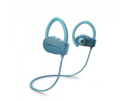 Energy Sistem Auricular Deportivo - Bluetooth 5.1 - Microfono Integrado - Resistente al Sudor - Secure-Fit - Sonido Equilibrado - 8h de Autonomia - Color Azul