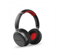 Energy Sistem Auriculares Bluetooth - 50h Autonomia - IPX5 Resistente - Deep Bass - Almohadillas Intercambiables - Diseño Plegable - Materiales Reciclados - Color Negro