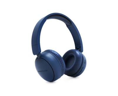 Energy Sistem Auriculares Bluetooth con Radio FM - Plastico 100% Reciclado - Reproductor MP3 y MicroSD - Color Azul