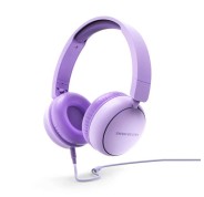 Energy Sistem Auriculares con Cable - Plastico 100% Reciclado - Cable Extraible - Microfono - Asistente de Voz - Color Violeta