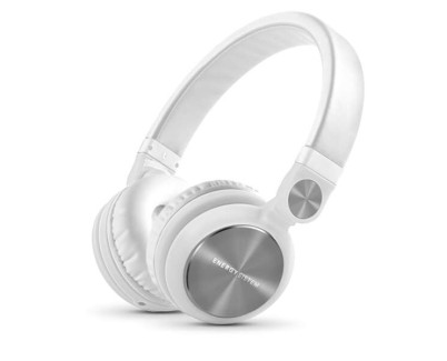 Energy Sistem Auriculares DJ2 Microfono - Orejeras Abatibles - Control de Conversacion - Plegable - Color Blanco